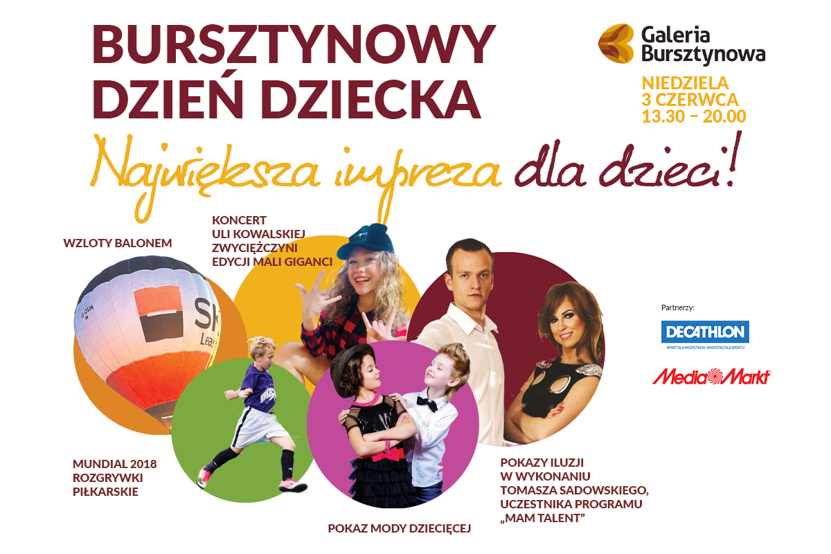 Dzień Dziecka 2018 w Galerii Bursztynowej